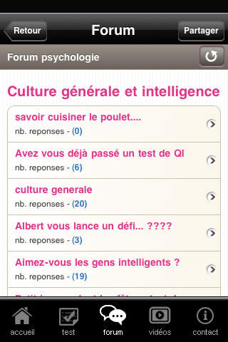 Capture d’écran iPhone 5