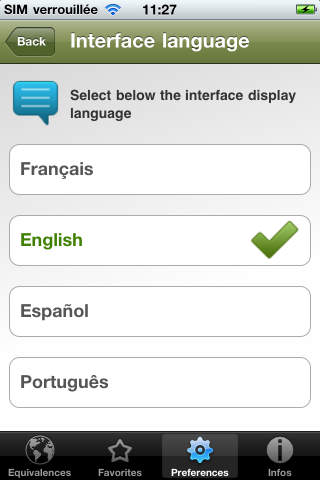 Captura de pantalla del iPhone 5