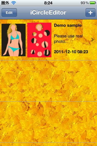 Captura de pantalla del iPhone 4