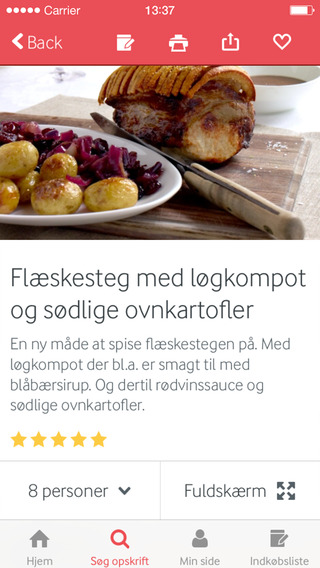 iPhone-skærmbillede 1