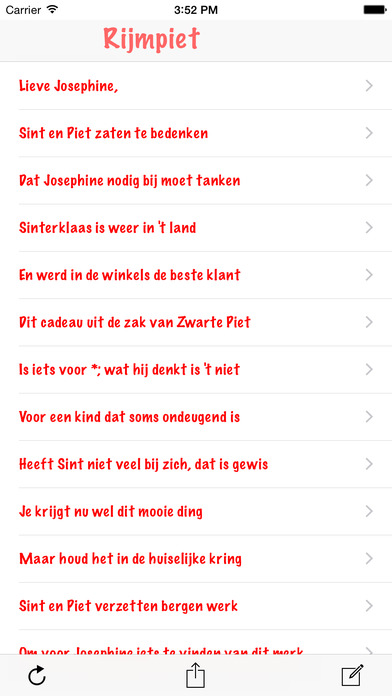 Rijmpiet Sinterklaas En Pakjesavond Gedichten Generator In De App Store