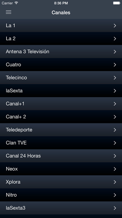 Captura de pantalla del iPhone 1