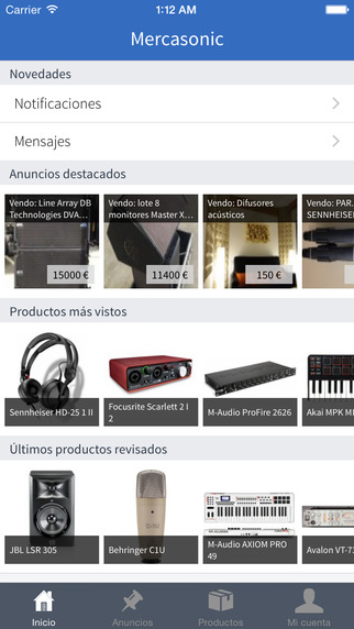 Captura de pantalla del iPhone 1
