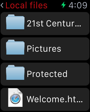 Captura de pantalla del iPhone 2