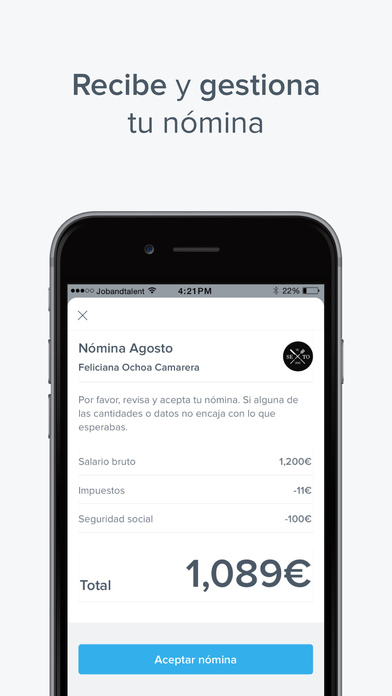 Captura de pantalla del iPhone 2