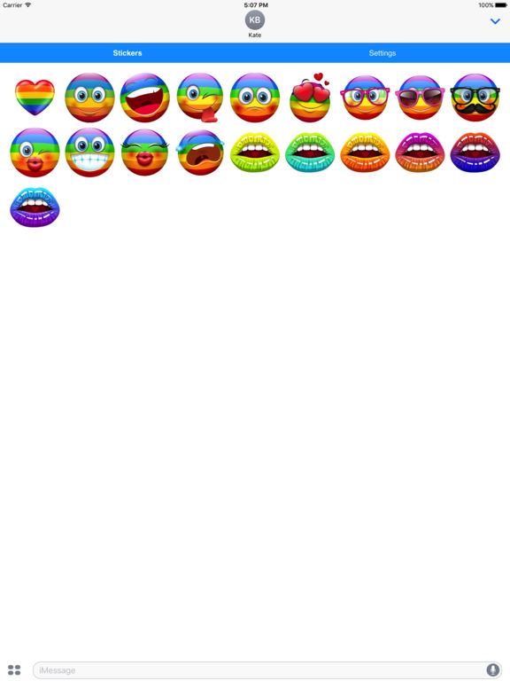 Rainbow Emoji Cool Emoticon Sticker Icons By Vyasa My Xxx Hot Girl