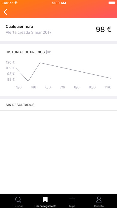 Captura de pantalla del iPhone 5