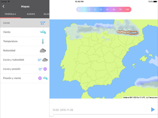 Captura de pantalla del iPad 4