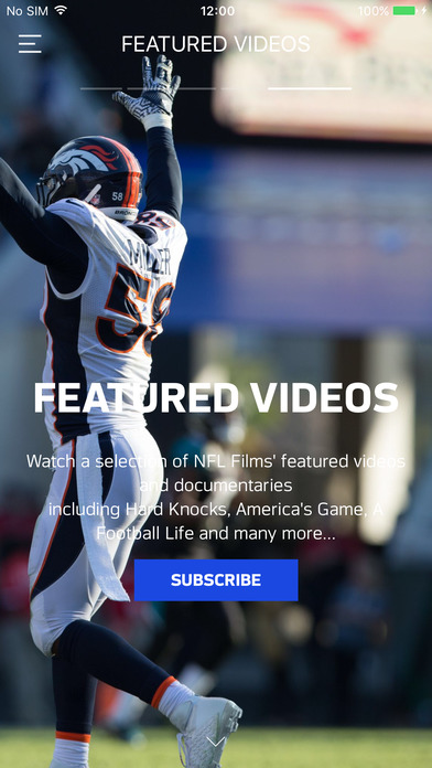 NFL Game Pass Europe dans l’App Store