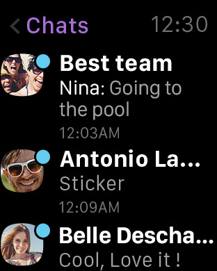 Captura de pantalla del iPhone 1