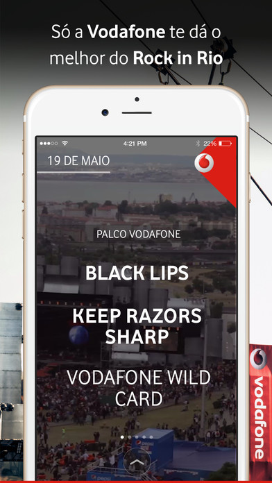 Captura de ecrã do iPhone 1