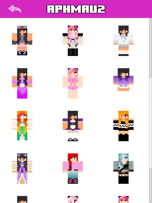 Télécharger Aphmau Skins Free For Minecraft Pe Pocket