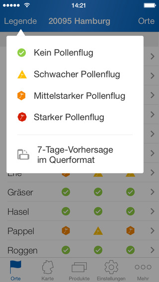 Pollenflug-Vorhersageのおすすめ画像3