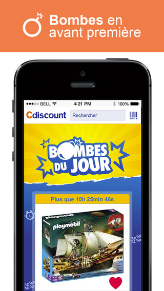 Cdiscount - Vos achats au prix discount. Faites votre shopping en ligne parmi tous nos produits :のおすすめ画像2