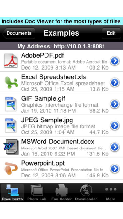 iPhone Screenshot 1