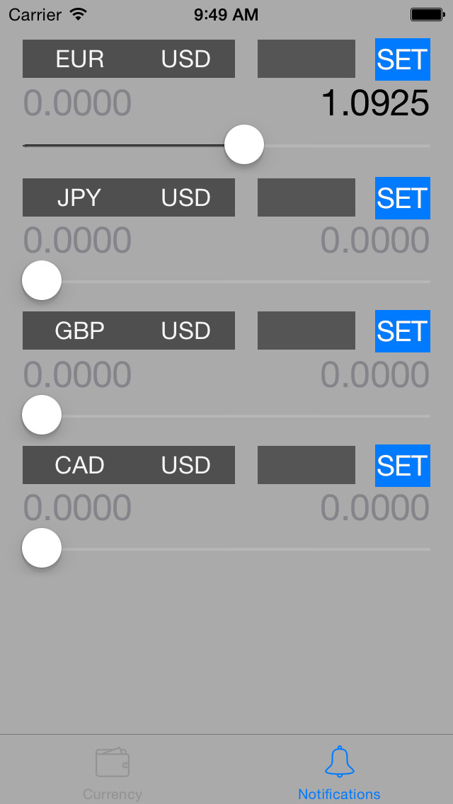 Real time forex spot rates