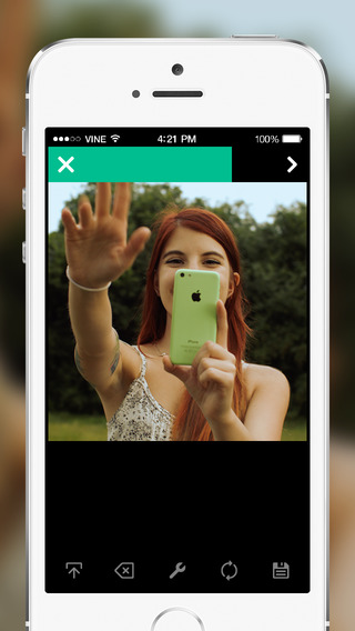 Captura de pantalla del iPhone 2
