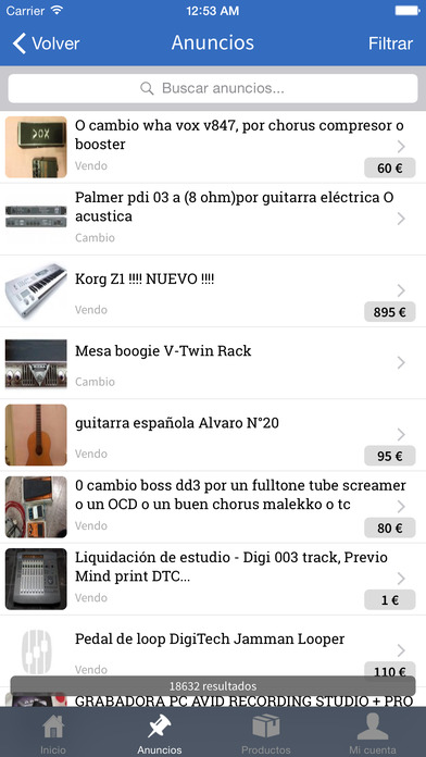 Captura de pantalla del iPhone 3