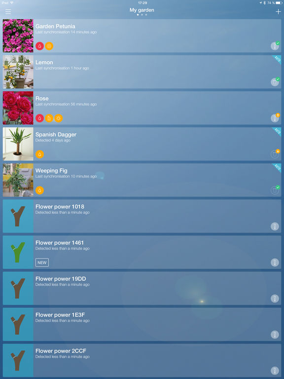 Captura de pantalla del iPad 3