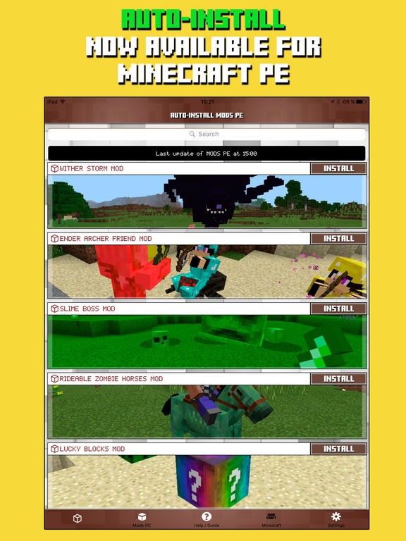 Mods For Minecraft PC & Addons For Minecraft PE - App Voor IPhone, IPad ...