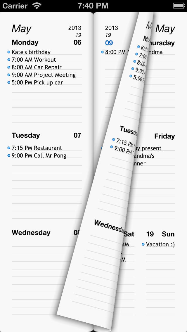 Week Agenda Ultimate