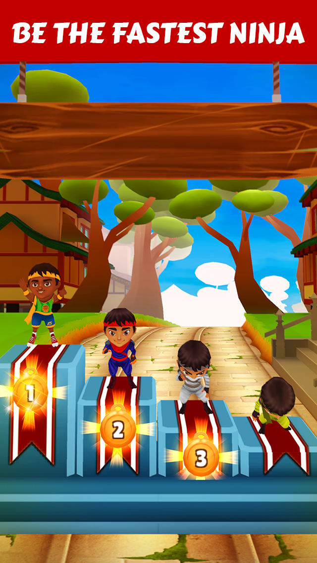 Fun Race Ninja Kids b... screenshot1