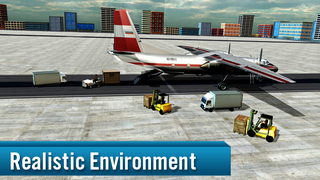 飛行機貨物トラック Sim 3D screenshot1