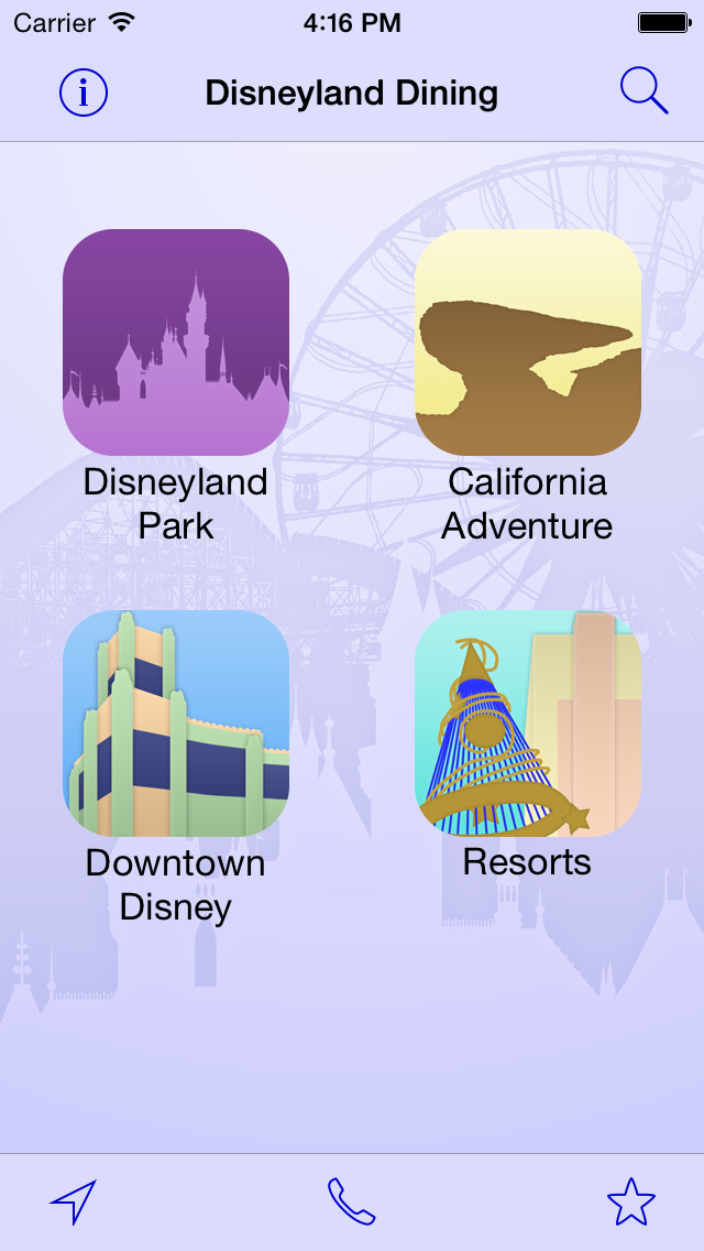 Disneyland Dining Free screenshot1