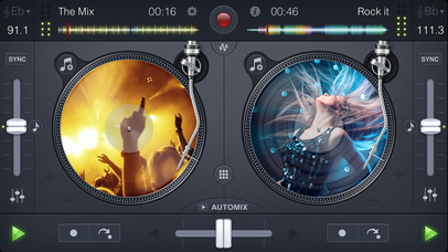 djay 2 for iPhone screenshot1