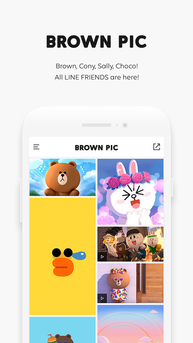 Brown Pic Line Friends Wallpaper And Gifs デベロッパー Line Friends Corporation