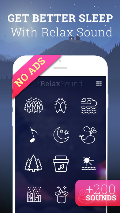 Relax Sound Premium: Get better sleep, yoga & improve your health with relax sounds & white noiseのおすすめ画像1