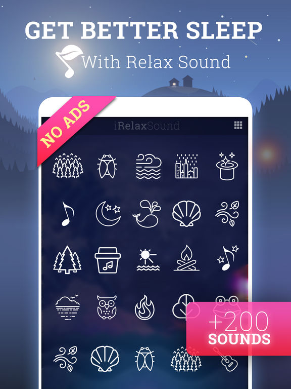 Relax Sound Premium: Get better sleep, yoga & improve your health with relax sounds & white noiseのおすすめ画像1