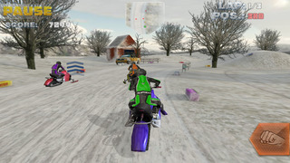 Snow Bike Racing Lite screenshot1
