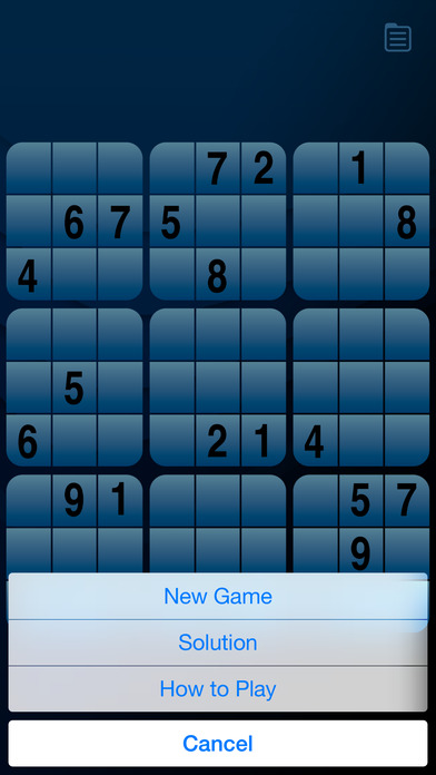 Wrist Sudoku screenshot1