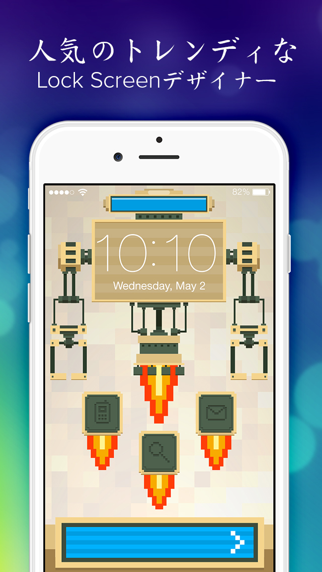 ロック画面デザイナー 無料テーマ Iphone Ios8用のクールな壁紙や背景 デベロッパー Mannix Consultants Inc