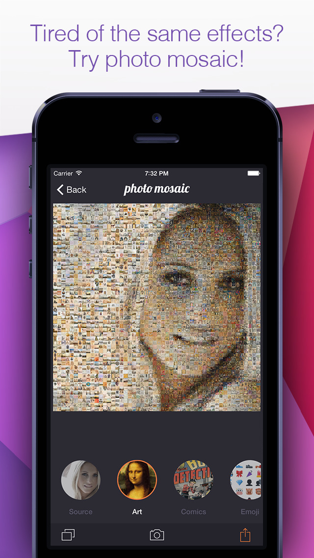 Photo Mosaic - touch ... screenshot1