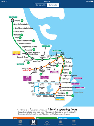 リオデジャネイロオフライン地図 - 市メトロエアポートのおすすめ画像3