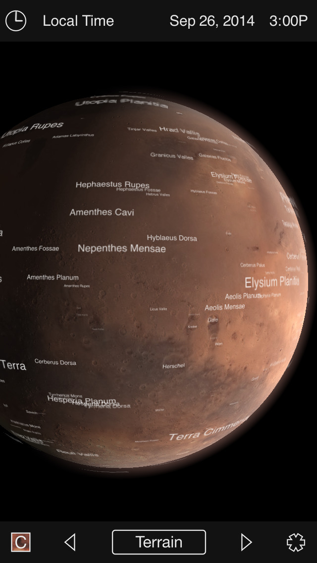 Mars Globe screenshot1