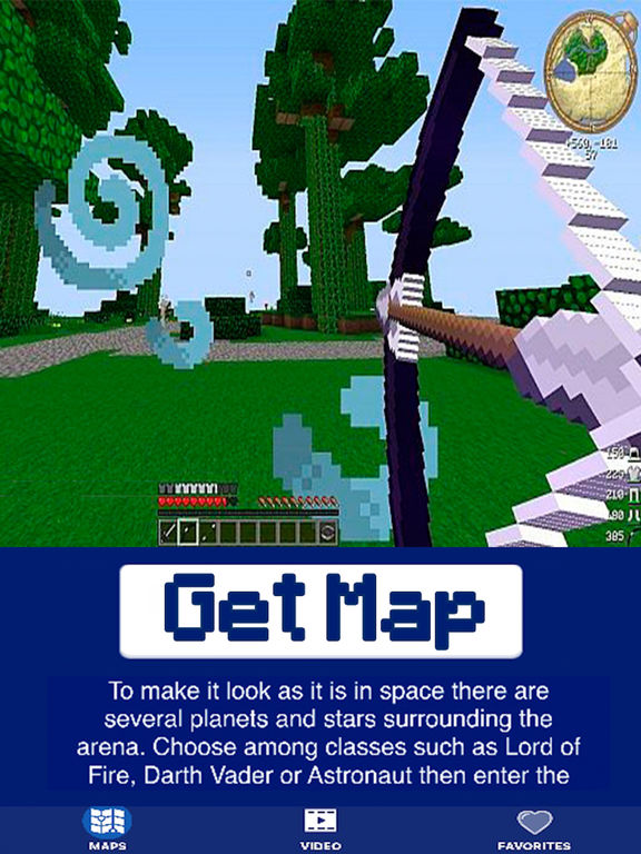 MAPS for MINECRAFT PE ( Pocket Edition ) - Download PVP Map Now ( Free )のおすすめ画像1