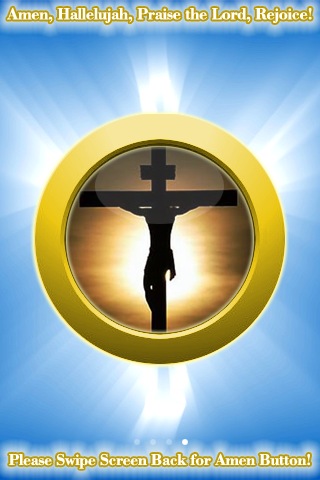 Image of Amen, Hallelujah, Praise the Lord, Rejoice Buttons!