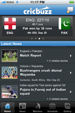 Cricbuzz - Cricket Scores and News free app screenshot 1