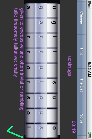 SAT Word Scramble