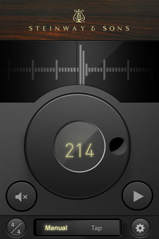 Steinway Metronome free app screenshot 1