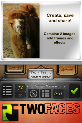 Two Faces - photo sharing free app screenshot 2