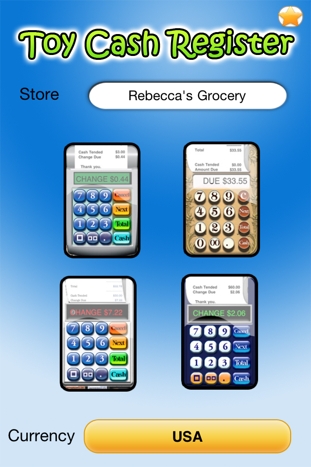 Cash Register iPhone Screenshots