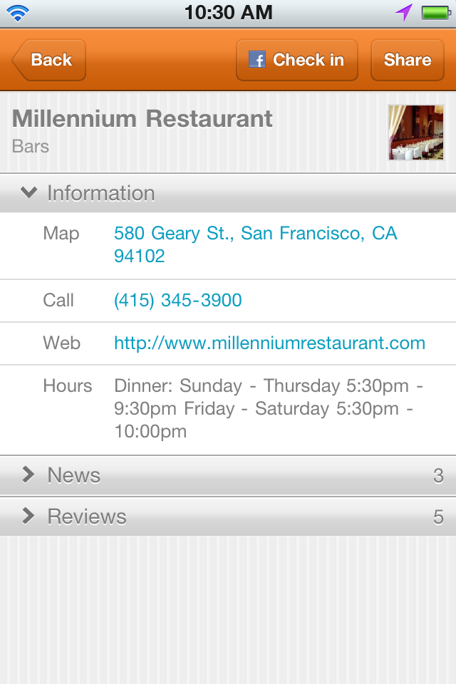 Nearby Search free app screenshot 3