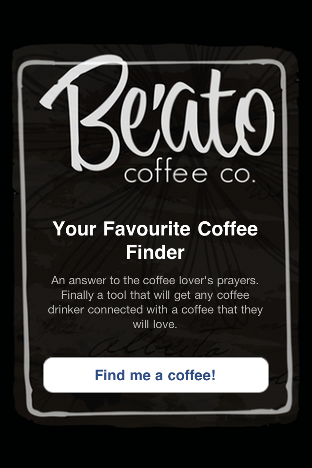 Your Favourite Coffee Finder free app screenshot 1