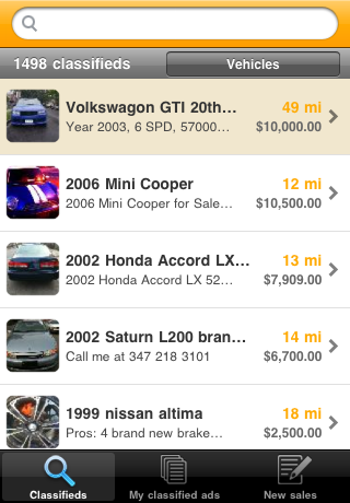 Used Car Finder - Nearby car classifieds ! free app screenshot 4