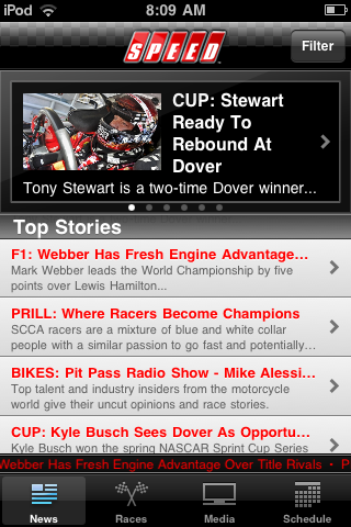 The Official SPEED Channel App free app screenshot 1