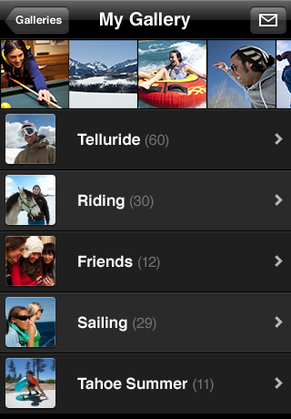MobileMe Gallery free app screenshot 1